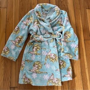Disney Girls size 8 Elsa print robe